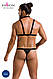 Комплект чоловічої білизни зі стреп Passion 039 SET ANDREW XXL/XXXL Black, стринги, шлейки  18+, фото 7