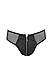 Чоловічі сліпи на блискавці Passion 042 SLIP TIMMY L/XL Black, екошкіра, сітка  18+, фото 4