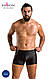 Чоловічі шкіряні боксери з блискавками Passion 049 SHORT MATT L/XL Black  18+, фото 6