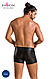 Чоловічі шкіряні боксери з блискавками Passion 049 SHORT MATT L/XL Black  18+, фото 7
