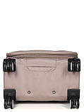 Валіза середня M тканина бежева 67х41х27+5см/83л/3.2кг/Snowball 87303, фото 7