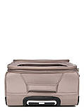Валіза середня M тканина бежева 67х41х27+5см/83л/3.2кг/Snowball 87303, фото 6