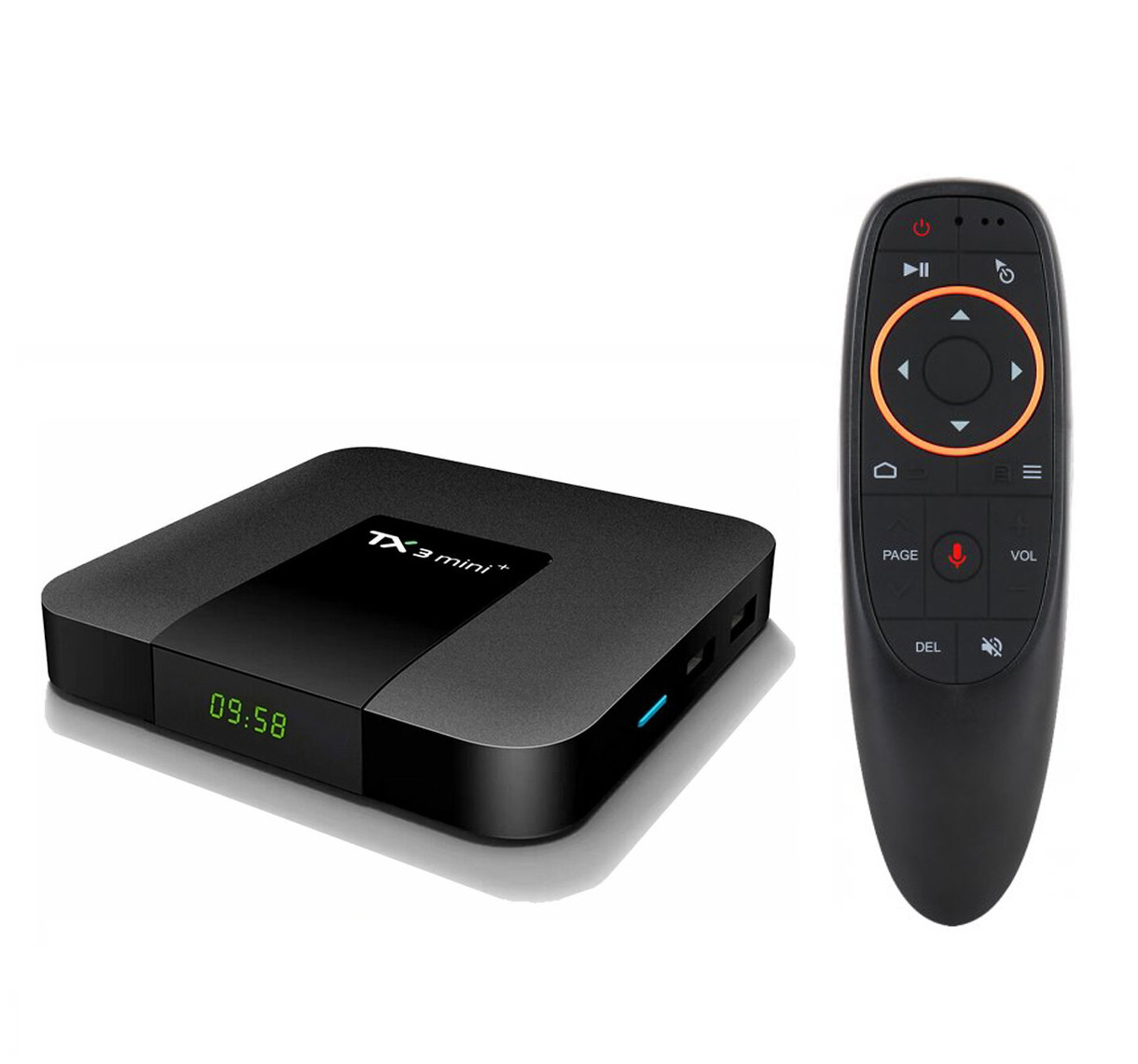 Смарт приставка Tanix TX3 Mini plus 2/16 ГБ, wifi5 + пульт з гіроскопом та мікрофоном