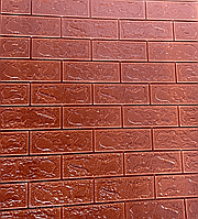 Самоклеющиеся обои на стену Кирпич коричневый 700*770*5мм