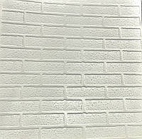 Обои на стену в комнату Кирпич белый античный 700*700*3 мм