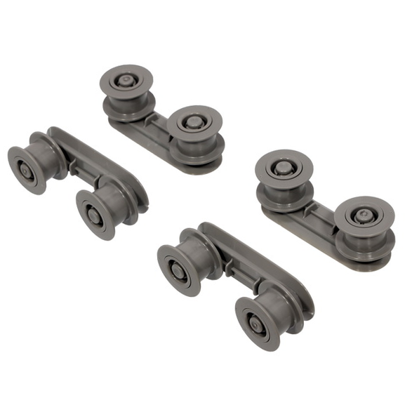 Комплект напрямних з роликами верхнього кошика для посудомийної машини Zanussi 50299970009