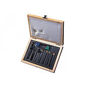 Набір різців 10x10 мм зі змінними пластинами для токарного верстата JET BD-8 7 шт (50000955)