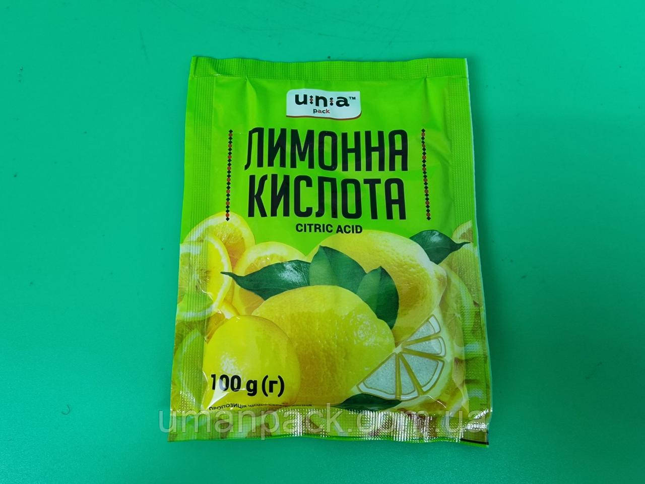 Купити Лимонна кислота (100 г) (130 шт), ціна 26.32 ₴ - Prom.ua (ID ...