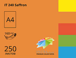 Папір А4 SINAR SPECTRA COLOR 160 г/м інтенсив Saffron240 (250 аркушів) 16,4449