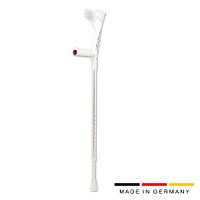 Милиця підлокітна алюмінієва висота 96-118 см розвантажує нижню кінцівку ECO 120 GRAY REBOTEC