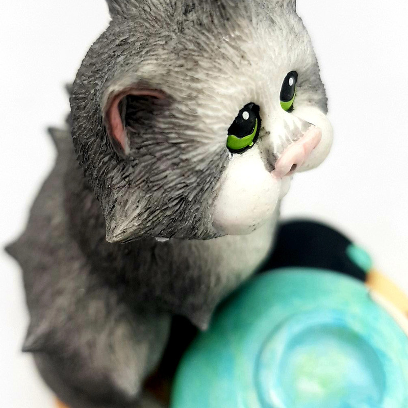Фигура Linda Jane Smith «Кот, плохая прическа»,h- 9,5 см (4956 ACC) - фото 4 - id-p1800108535