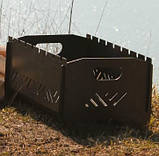 Переносний складаний мангал пікнік для шашлику розкладний на 8 шампурів зі сталі 2 мм, фото 3