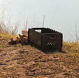 Переносний складаний мангал пікнік для шашлику розкладний на 8 шампурів зі сталі 2 мм, фото 9