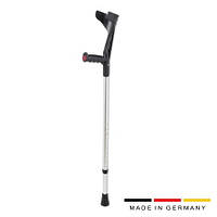 Милиця підлокітна регульована висота 96-118 см з максимальним навантаженням 120 кг  ECO 120 BLACK REBOTEC