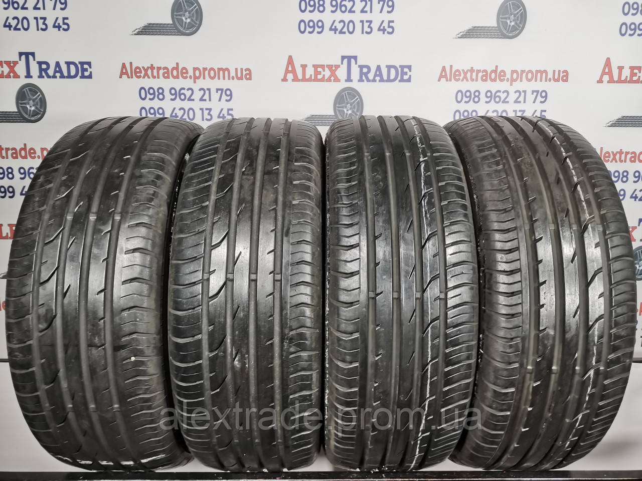 4 шт. 205/55 R16 Continental ContiPremiumContact 2 летние бу шины