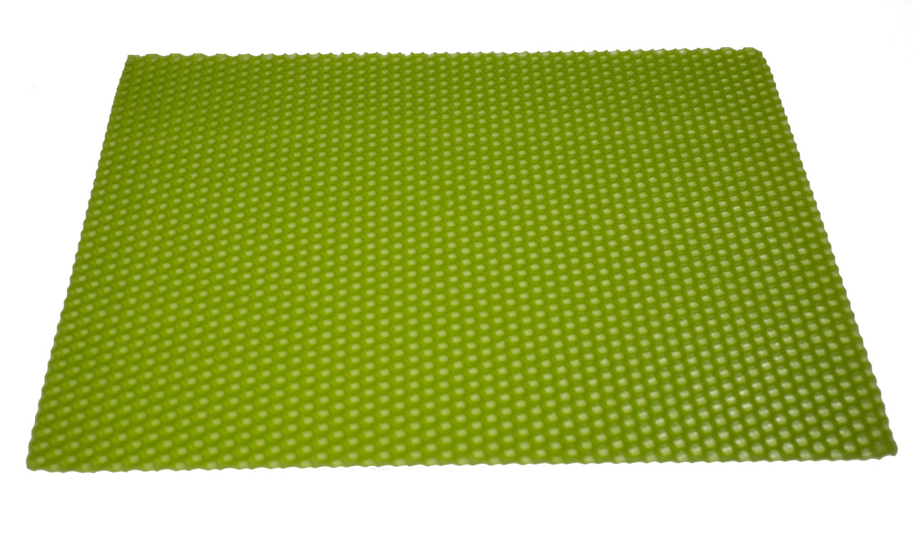 Вощина для свічок із бджолиного воску Проміс-Плюс,21 см*26 см 1 аркуш. Колір м'ятний