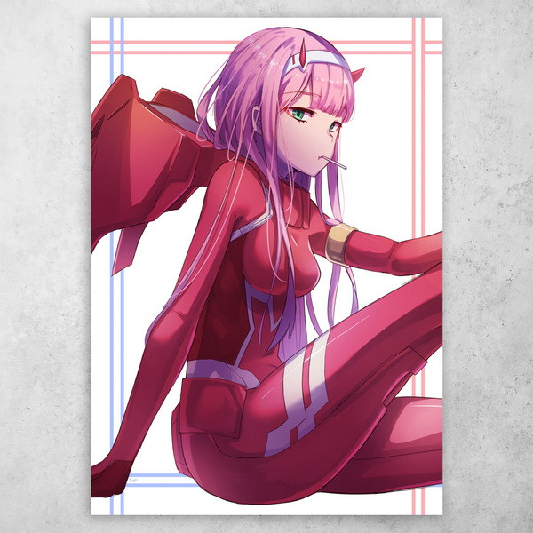 Аніме плакат постер "Милий у Франксі / Darling in the Franxx" №6, фото 1