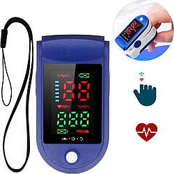 Портативний пульсоксиметр з кольоровим дисплеєм OLED LK87 / Цифровий пульсометр-оксиметр на палець