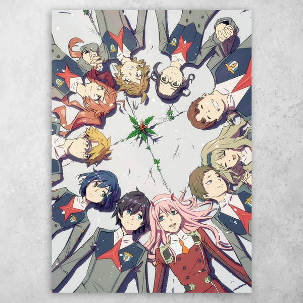 Аніме плакат постер "Милий у Франксі / Darling in the Franxx" №9