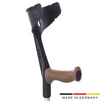 Милиця підлокітна алюмінієва регульована 99-122 см з ручкою з коркового де MAGIC-SOFT-NATURE REBOTEC