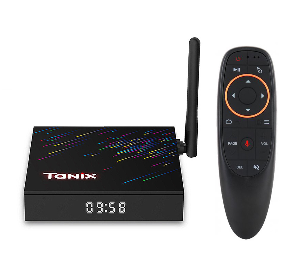 Смарт приставка Tanix TX68 4/64, Android 12 + пульт з гіроскопом та мікрофоном, фото 1