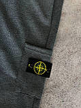Чоловічі спортивні штани Stone Island M1374 темно-сірі, фото 7