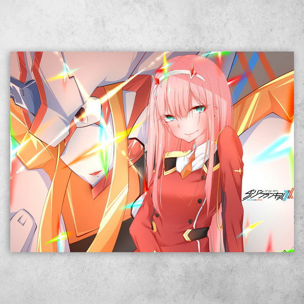 Аніме плакат постер "Милий у Франксі / Darling in the Franxx" №13