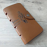 Мужской кожаный кошелек Baellerry Genuine Leather Дефект на корпусе Коричневый (KG-7205)