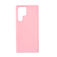 Чехол Fiji Soft для Samsung Galaxy S22 Ultra (S908) силикон бампер светло-розовый