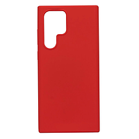 Чехол Fiji Soft для Samsung Galaxy S22 Ultra (S908) силикон бампер красный
