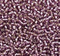 Бісер чеський бузковий вогник /334 (27010) 50г