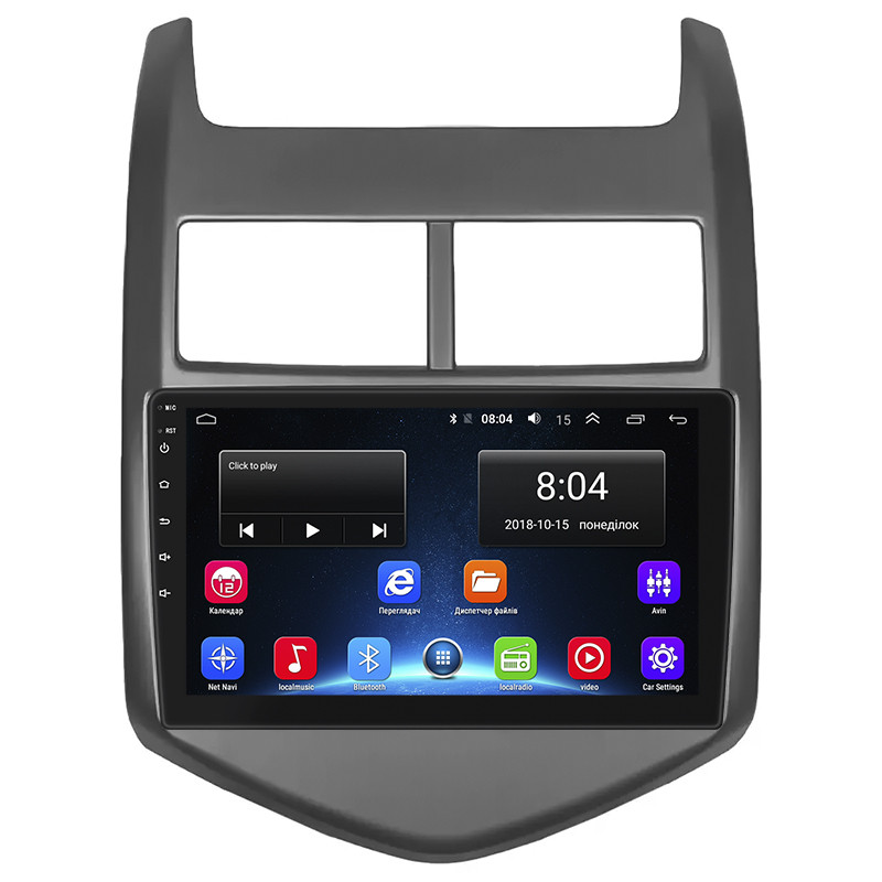 Штатна магнітола 9" Lesko для Chevrolet Aveo II 2011-2020 2/32Gb/ Wi-Fi Optima Шевроліт 5 шт., фото 1