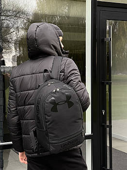 Чоловічий рюкзак Under Armour спортивний міський чорний чоловічий портфель Андер Армор