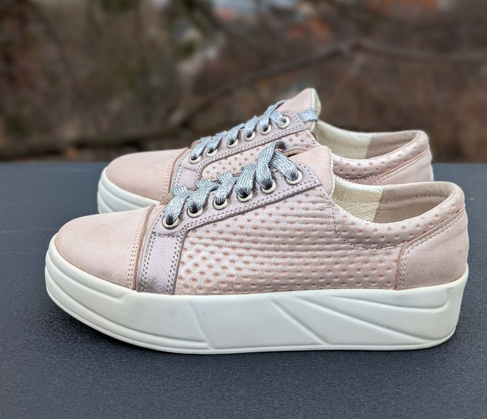 STTOPA Размер 37,38,41. Кеди з натуральної шкіри шкіряні. 131-3641 Рожеві, фото 1