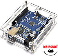 Корпус, кейс для Arduino Uno R3, прозрачный