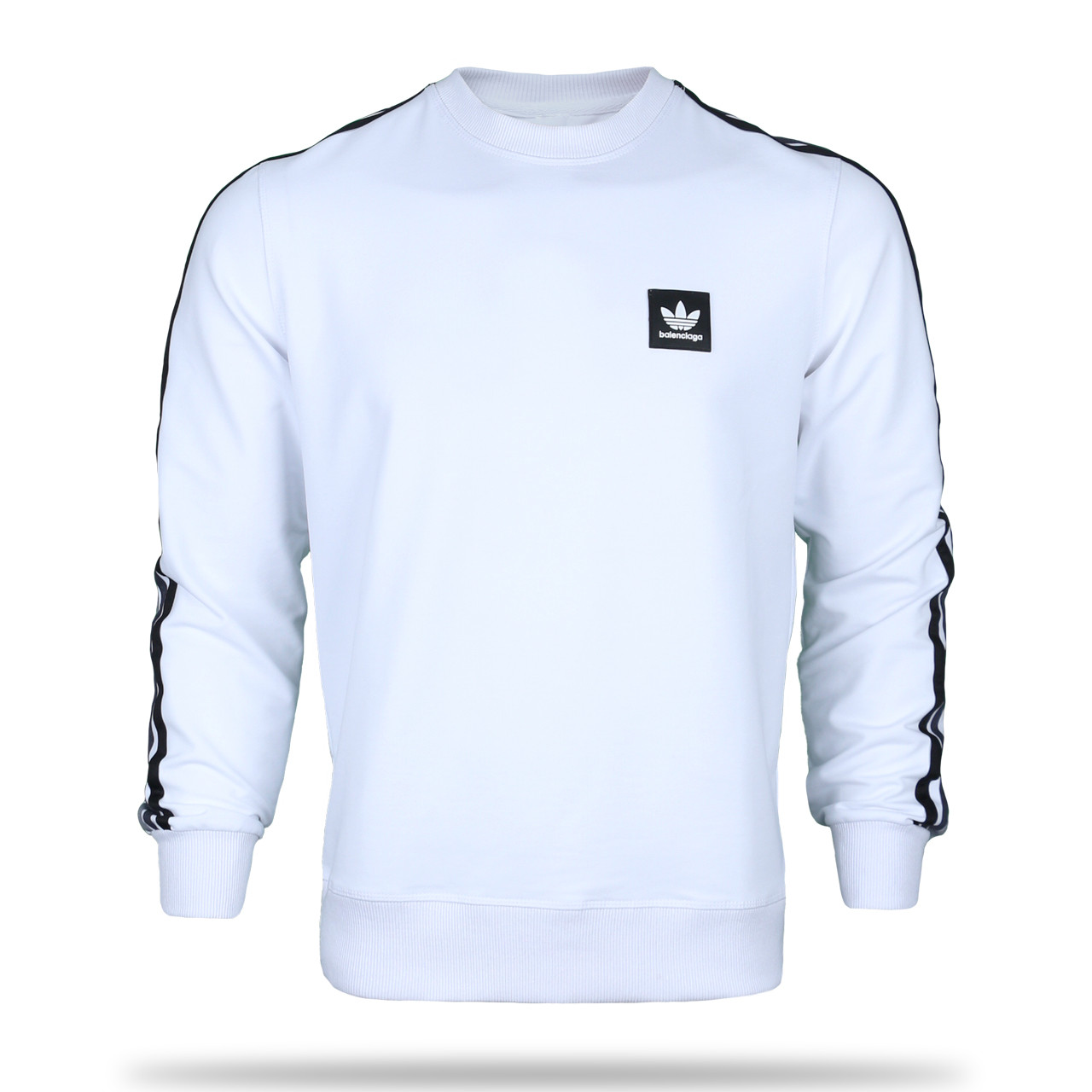 Світшот білий ADIDAS — BALENCIAGA WHT L (Р) 23-210-002 XXL