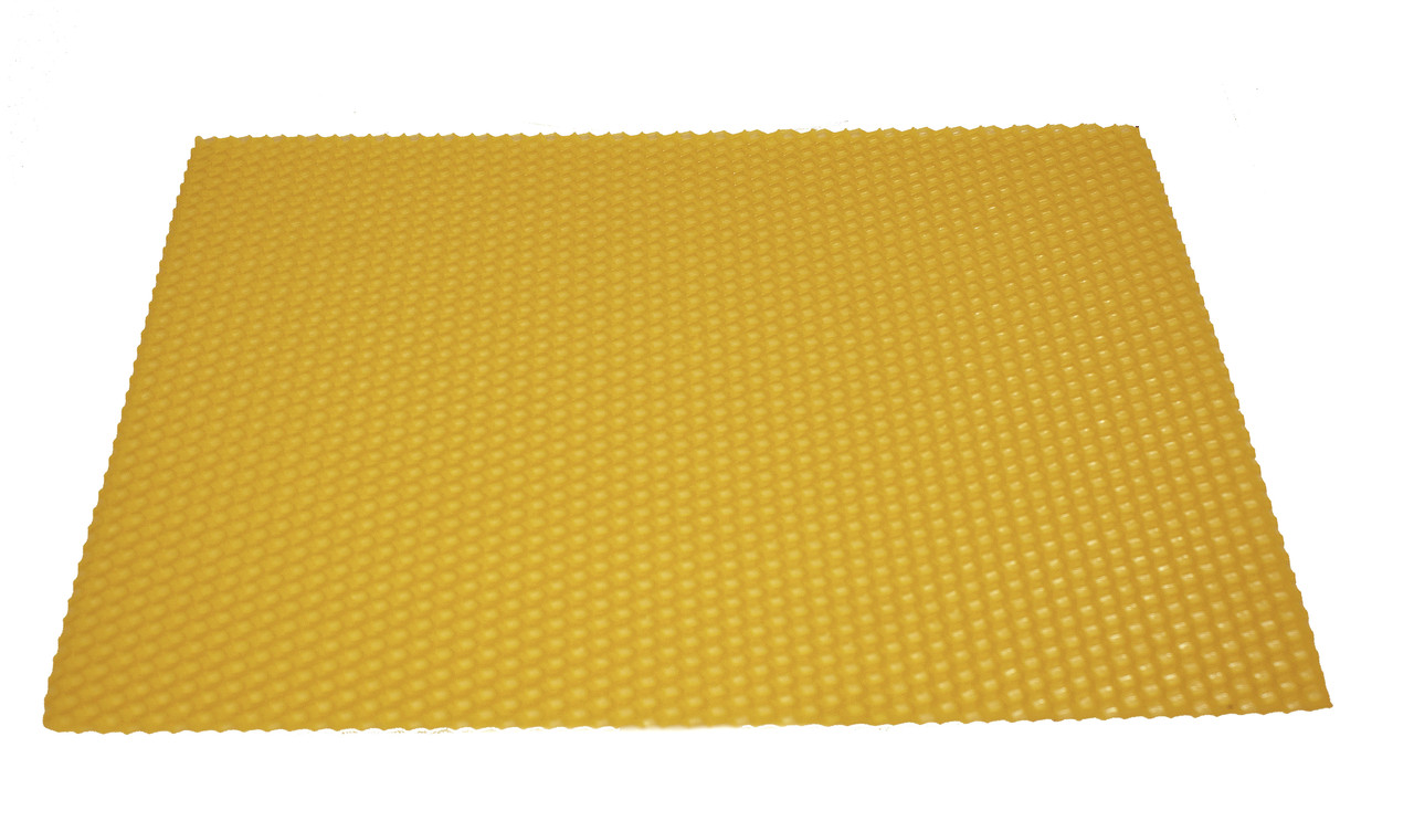 Комплект вощини з натурального бджолиного воску Промис-Плюс, 21 см*26 см, 20 аркушів