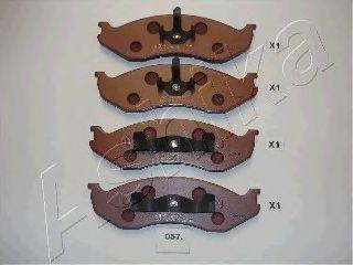 Колодки гальмівні передн. Cherokee/Grand Cherokee/Wrangler/Carnival 2.1-5.9 84-07