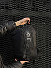 Чоловічий рюкзак Nike Just спортивний міський чорний чоловічий жіночий портфель Найк, фото 5