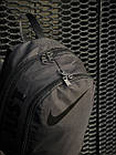 Чоловічий рюкзак Nike Just спортивний міський чорний чоловічий жіночий портфель Найк, фото 10