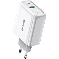 Зарядное устройство Ugreen CD170 36W USB + Type-C Charger (White) (60468)