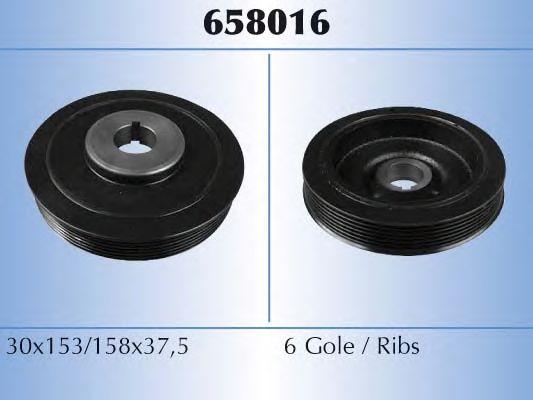 Шків колінвала 2,0HDI / 1,9D+kond (DW8) Expert / Jumpy From Chassis No. : 09520 , Scudo 12-2004 -