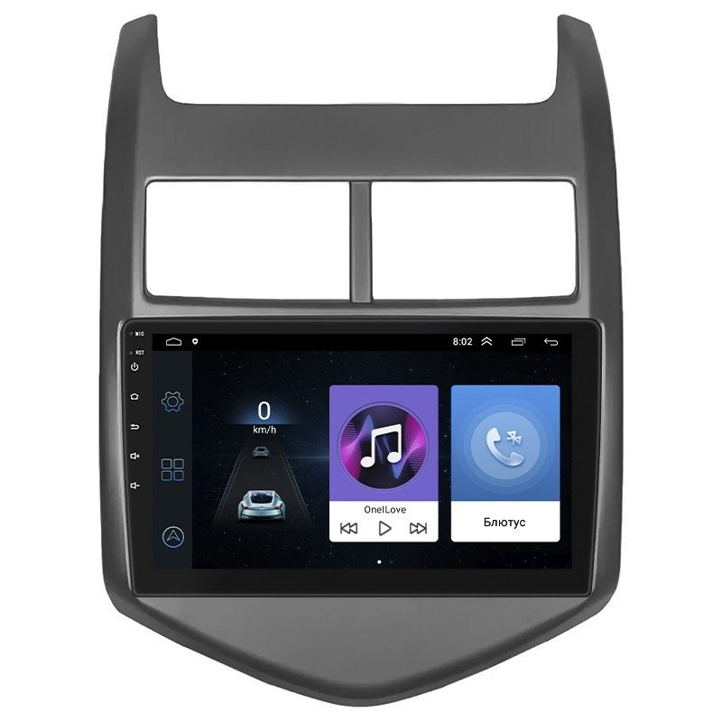 Штатна магнітола Lesko для Chevrolet Aveo II 2011-2020 екран 9" 1/16Gb Wi-Fi GPS Base Шевролет Авео