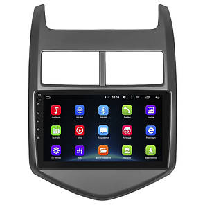 Штатна магнітола Lesko для Chevrolet Aveo II 2011-2020 екран 9" 2/32Gb Wi-Fi GPS Base Шевролет Авео, фото 2