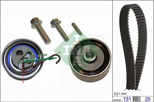 Комплект ГРМ Opel Astra H/Corsa D 1.7CDTI 06- (131x25)