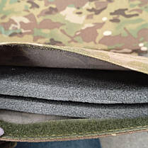 Сидушка (каремат) подвійна, Cordura 1000D, Мультикам, WINTAC, 350 мм х 600 мм х 20 мм, кріплення до системи molle, фото 3