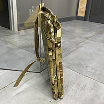 Сидушка (каремат) подвійна, Cordura 1000D, Мультикам, WINTAC, 350 мм х 600 мм х 20 мм, кріплення до системи molle, фото 4