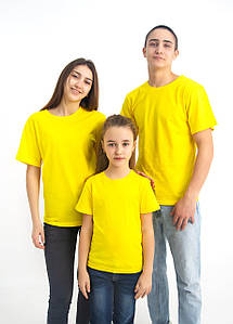 Універсальна футболка вільного крою (жовтого кольору) ОПТ ВІД ВИРОБНИКА