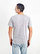 Універсальна футболка вільного крою (світло-сірий меланж) 100% БАВОВНА  опт від виробника, фото 3