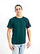 Універсальна футболка вільного крою (темно-зелена), фото 2